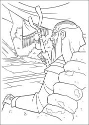 plansa de colorat atlantis #12