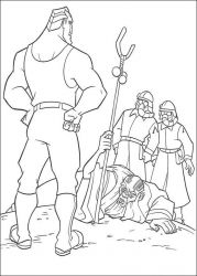 plansa de colorat atlantis #17