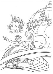 plansa de colorat atlantis #21