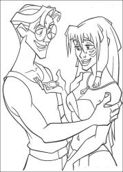 plansa de colorat atlantis #5