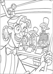 plansa de colorat atlantis #8