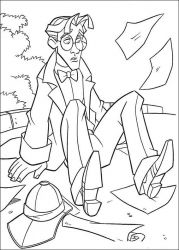 plansa de colorat atlantis #11