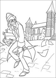 plansa de colorat atlantis #12