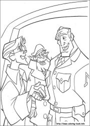 plansa de colorat atlantis #15