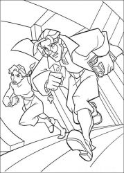 plansa de colorat atlantis #1