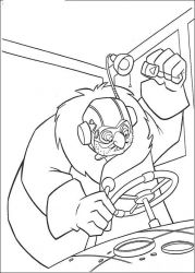 plansa de colorat atlantis #6