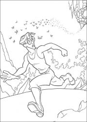 plansa de colorat atlantis #8