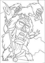 plansa de colorat atlantis #11