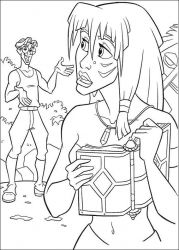 plansa de colorat atlantis #18