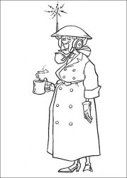 plansa de colorat atlantis #1