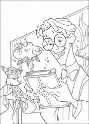 plansa de colorat atlantis #7