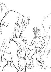 plansa de colorat atlantis #8