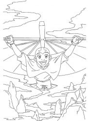 plansa de colorat avatar #5