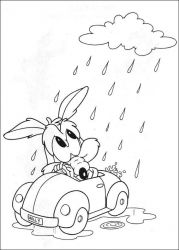 plansa de colorat baby tunes #15