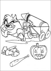 plansa de colorat baby tunes #21