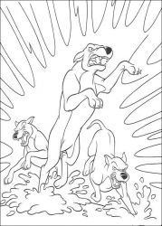 plansa de colorat bambi #4