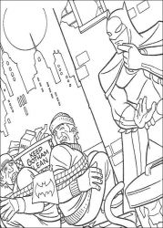 plansa de colorat batman #3