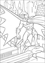 plansa de colorat batman #5