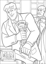 plansa de colorat batman #10