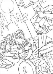 plansa de colorat batman #12