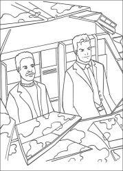 plansa de colorat batman #14