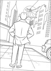 plansa de colorat batman #16