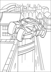 plansa de colorat batman #19