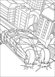 plansa de colorat batman #1