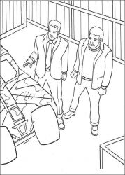 plansa de colorat batman #6