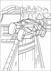 plansa de colorat batman #8