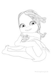 plansa de colorat bebelusi #9