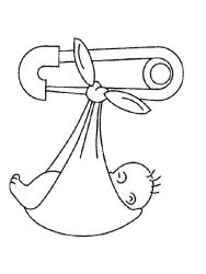 plansa de colorat bebelusi #20