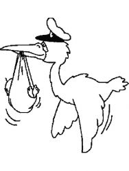 plansa de colorat bebelusi #9