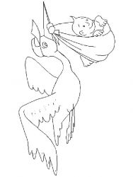 plansa de colorat bebelusi #20