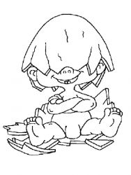 plansa de colorat bebelusi #21