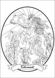 plansa de colorat bella sara #8