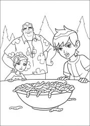 plansa de colorat ben 10 #10