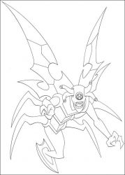 plansa de colorat ben 10 #2