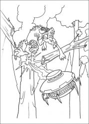 plansa de colorat ben 10 #8