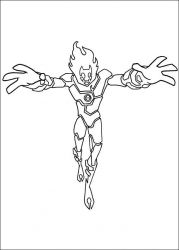 plansa de colorat ben 10 #17