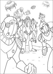 plansa de colorat ben 10 #21