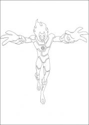 plansa de colorat ben 10 #14