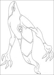 plansa de colorat ben 10 #14