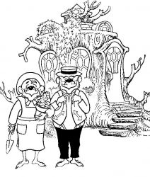 plansa de colorat berenstain bears #7