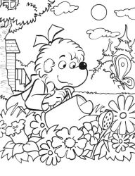 plansa de colorat berenstain bears #12