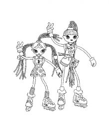 plansa de colorat betty spaghetti #2