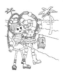 plansa de colorat betty spaghetti #5