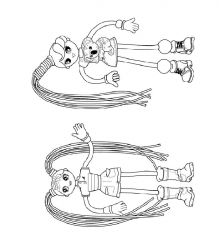 plansa de colorat betty spaghetti #7