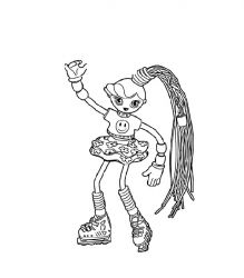 plansa de colorat betty spaghetti #8