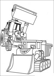 plansa de colorat bob the builder #13